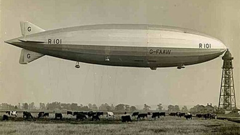 R101: Gas bags, an overweight dirigible, and politics